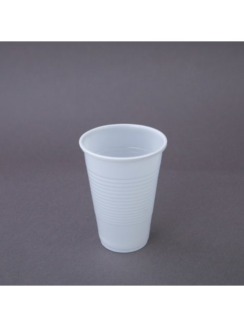 Plastový pohár 200 ml, biely
