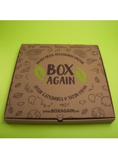 Krabica na pizzu 24 cm, hnedá