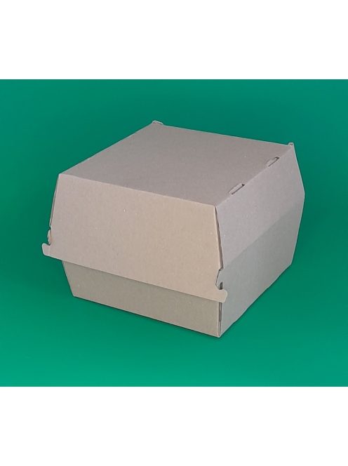 Krabička na hamburger papierová 13 cm x 13 cm x 11 cm