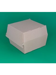 Papierová krabica na hamburger 11 cm x 11 cm x 9,5 cm